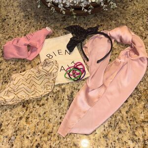 Pink and Gold Hair Accessories Set